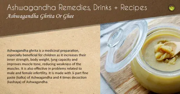 Ashwagandha Ghrita Or Ghee 