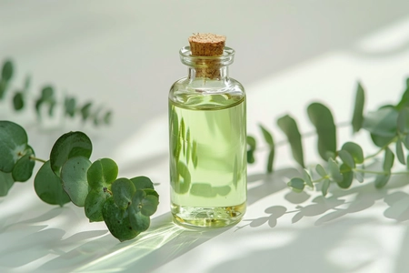 bottle of eucalyptus oil