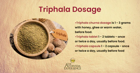 Triphala Dosage