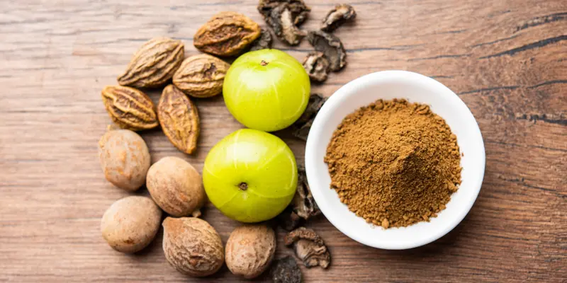 Triphala with amalaki, bibhitaki and haritaki