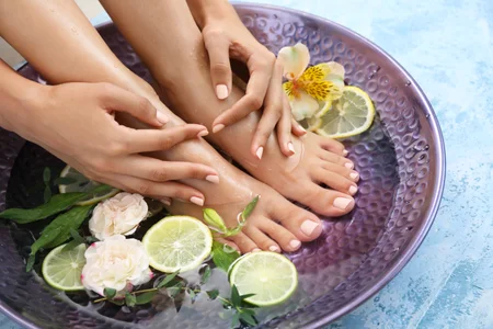 Ayurvedic nail care with herbal oils 