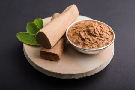 Ayurvedic sandalwood paste to relieve stress