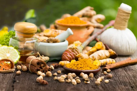 Traditional ayurvedic herbs and spices